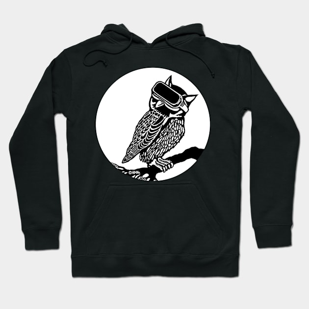 VR Owl Hoodie by NewSignCreation